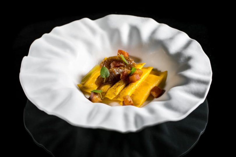 Agnolotti di Carbonara _ foto di Alberto Blasetti