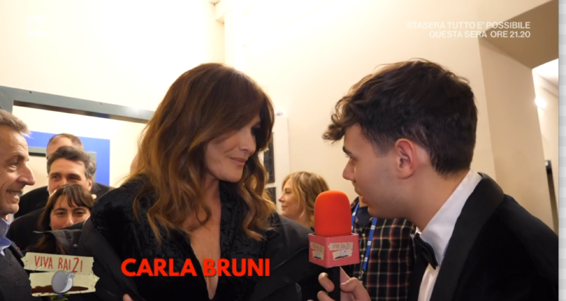 Carla Bruni e la carbonara