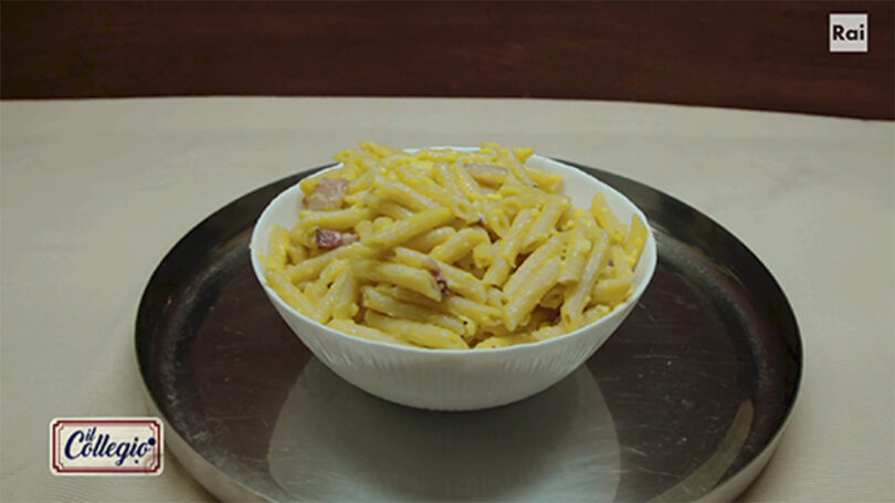 Pasta alla carbonara a Il Collegio