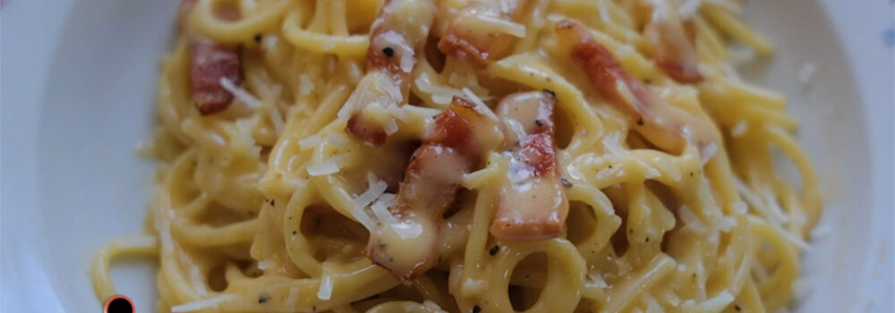 La carbonara in TV a Quinta Dimensione