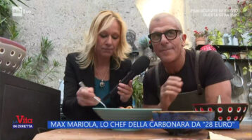 prezzo della carbonara al ristorante di Max Mariola