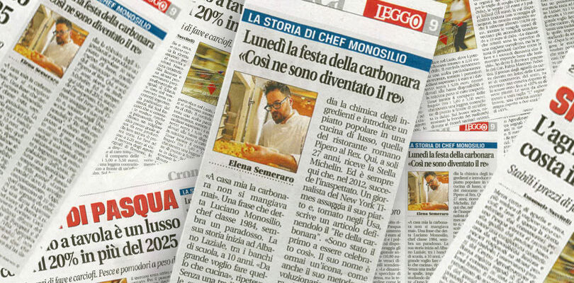 Leggo 3 aprile 2026 Monosilio e la carbonara