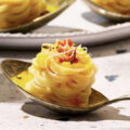 Artisia, la pasta 3D per preparazioni creative… e  carbonara aperitivo